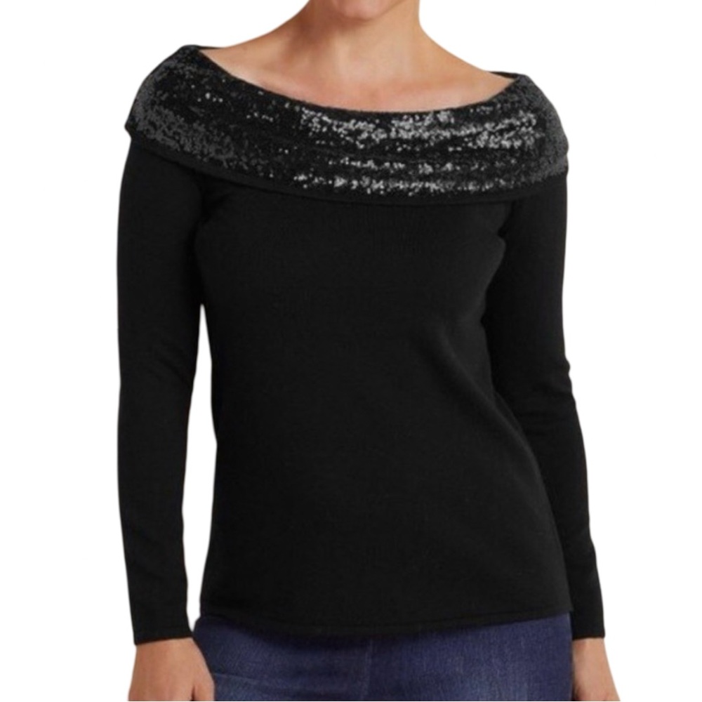 EUC Soft Surroundings Raven Sweater - Picture 2 of 9